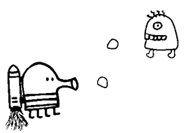Coloring book full of beautiful doodle coloring pages. Coloring Page Doodle Jump 3