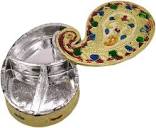Amazon.com: India Meets India Handicraft Meenakari Dry Fruit Box ...