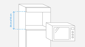Standard kitchen counter height cm. What Are The Dimensions Of A Microwave Coolblue Anything For A Smile