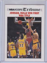 Nba finals 1984 boston vs los angeles (gara 7)[tntvillage scambioetico. Michael Jordan 1991 92 Nba Hoops Tribune Vs Lakers 542 Chicago Bulls