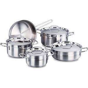 قیمت خرید انواع سرویس قابلمه آشپزخانه؛ گرانیتی، چدن و استیل (27 تیر)