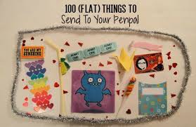 Birthday Gifts To Send In The Mail 100 Flat Things To Send To Your Penpals Uncustomary Snail Mail Pen Pals Pen Pal Gifts Snail Mail Inspiration