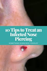 Feb 18, 2021 · put your thumb or finger against the hole on the inside of your nose for guidance. 10 Tips To Treat An Infected Nose Piercing