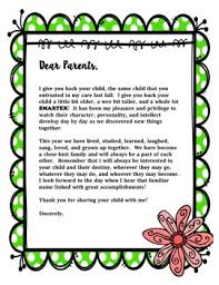Thank you letter template to mentor teacher. End Of The Year Teacher Letter To Parent By Zona Creations Tpt
