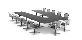 Conference table {noun} lit. in conference room 2 of the convention centre, each government delegation will have two seats, one seat at table and one seat. Filo Conference Bene Buromobel