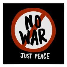 No War Just Peace Poster Zazzle Com In 2021 Peace Poster Canvas Prints Protest Posters