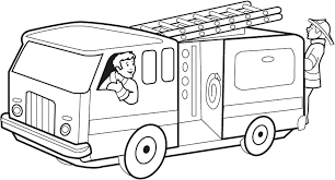Black And White Fire Truck Image Result For Fire Truck Clipart Black And White Fire Truck Drawing Fire Trucks Firetruck Coloring Page