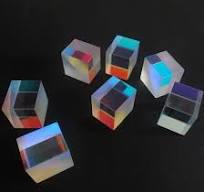 [Hot Item] Sanat Renkli Cam Küp Optik Prizm