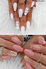 Summer Acrylic Nails 2019 Shellac Nails Summer Glitter Manicure Perfect Nails