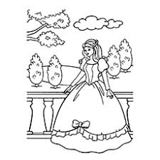 Here is the coloring page of a beautiful princess celebrating valentine's day. Top 35 Free Printable Princess Coloring Pages Online