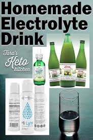 homemade electrolyte drink