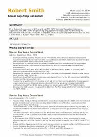 To get the consultancy job, your resume needs to be clear and precise. Consultante Sap Abap Anciens Et Reunions