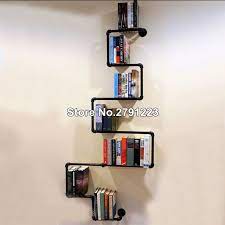 You can devote a full area at home to a library containing all your references. Retro Iron Pipe Shelf Wall Mounted Book Shelf Storage Bookshelf Holder Rack Industrial Wall Mount Iron Pipe Shelving Bookshelf Bookends Aliexpress