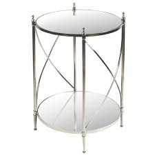 Mirror Top 28 Inch Tall Round Metal Base Accent Table Overstock Com Shopping The Coffee Table Decor Living Room End Tables Coffee Table Living Room Modern