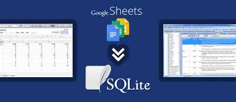 How To Import Google Sheets Into Sqlite Database Google Sheets Sheets Google