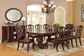 Dining sets are available in all shapes sizes heights and materials and typically include the table and at least four chairs. Perry Hall Formal Dining Table Set