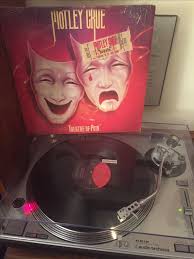Motley Crue Theatre Of Pain First Pressing Of Their 1985 Album Complete With The Original Sticker