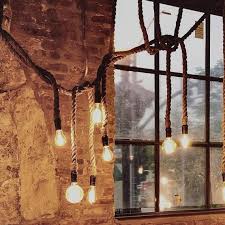 Rustic Rope Pendant Lights Custom Handmade Lengths Antique Etsy