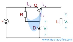 How a zener diode voltage regulator circuit works. Zener Diode Voltage Regulator Circuits