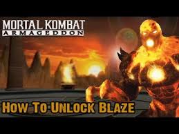 Triangle, square, left, l1, left, circle. How To Unlock Blaze In Mortal Kombat Armageddon Youtube