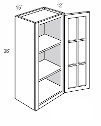 Their drawers are super fine, offering users easy storage to speed up and increase cooking efficiency. Gw1536 Wall Cabinet With Mullion Glass Door Branford Recessed Rta Kitchen Cabinet