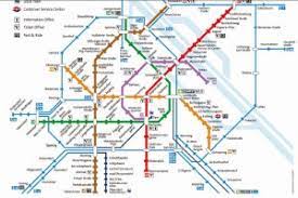 În viena, de anul nou, 31 decembrie, 1 ianuarie am circulat doar cu metroul. Harta Transport Public Viena Turist In Europa