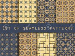 Maybe you would like to learn more about one of these? Satz Von Nahtlosen Mustern Geometrische Muster Das Muster Fur Tapeten Fliesen Stoffe Und Designs Vektor Lizenzfrei Nutzbare Vektorgrafiken Clip Arts Illustrationen Image 53037191