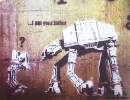 Die hauptmotive des wandbildes i am your father by banksy sind: Banksy Graffiti I Am Your Father Star Wars Street Art Punk 16x20 Rare Very Limited Poster Print Only On Amazo Banksy Art Banksy Canvas Prints Street Art Banksy