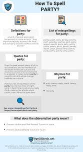 8 how does spelling ability develop? How To Spell Party And How To Misspell It Too Spellcheck Net