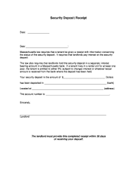 8+ suggestion letter samples a letter of suggestion is written to give a point of view, to recommend something or to give an option on a matter. Security Deposit Acknowledgement Letter Fill Out And Sign Printable Pdf Template Signnow
