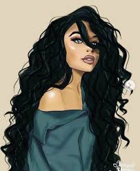 Maroua Dz Mosta Never Stop Dreaming Curly Hair Styles Curly Prom Hair Black Girl Art