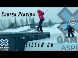 Robert neal coming out of a stellar performance at x games aspen 2021, eileen gu reflects back on her ski. Eileen Gu Jeep Women S Ski Slopestyle Course Preview X Games Aspen 2021