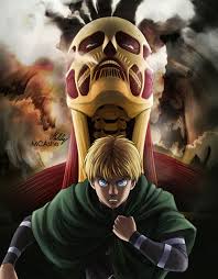 Armin attack on titan collosal titan. Artstation Colossal Titan Armin Arlert Mcashe