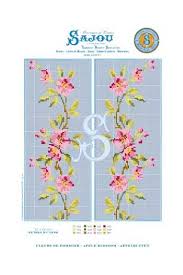 Cross Stitch Pattern Chart Reedition Flower Motif Apple Blossom