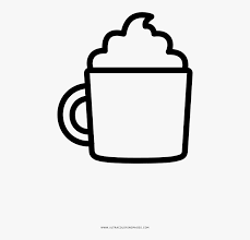 Hot drinks warm mugs tea coffee cocoa mulled wine vector. Hot Chocolate Coloring Page Hot Chocolate Bar Coloring Page Hd Png Download Transparent Png Image Pngitem