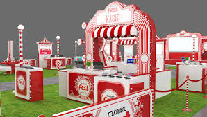 Check Out This Behance Project Telkomsel Fest Https Www Behance Net Gallery 33949478 T Event Booth Design Exhibition Stand Design Exhibition Booth Design