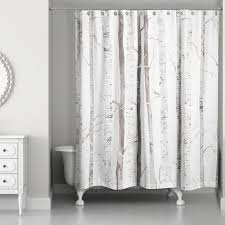 Birch Tree Shower Curtain Bed Bath And Beyond Bain Birch Trees Single Shower Curtain Tree Shower Curtains Curtains Shower Curtain