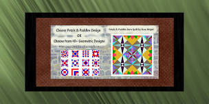 Eustis-Petals & Paddles OR Choose from 48+ Geometric Designs Outdoor Barn Quilt Workshop