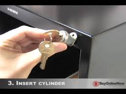 When locks are made for the vehicle by the manufacturer a special keycode is saved with the vehicle i How To Install File Cabinet Lock Youtube