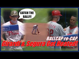 El domingo se vio algo pocas veces visto en las grandes ligas, menos con peloteros dominicanos y fue la discusión entre el dominicano jean segura y el dirigente de los filis de filadelfia, joe girardi, en pleno dugout y en pleno juego, una discusión por la que segura tuvo que ser separado por uno de. Jean Segura Joe Girardi Get Heated Phillies Vs Blue Jays 5 16 21 A Ballcap Re Cap Youtube