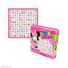 18 fichas, bolsa de transporte e instrucciones; Ojos De Lince Minnie