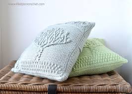 Tree Of Life Pillow New Overlay Crochet Pattern