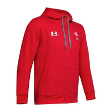 Under Armour Wales Rugby Rival Hoodie 2019 2020 Mens