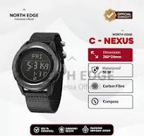 North Edge C-NEXUS Outdoor adventure watch with carbon fiber case | Lazada Indonesia