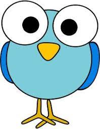 clipart blue googley eyed bird art drawings for kids cartoon birds rock painting designs
