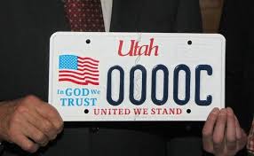 Utah In God We Trust License Plate Now Available In God We Trust License Plate State License Plate
