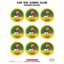 The second book in the exciting, bestselling graphic novel series by dav pilkey, the author and illustrator of dog man. Cat Kid Comic Club