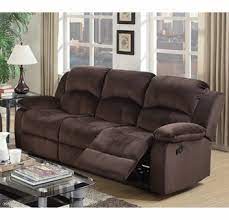 Check spelling or type a new query. Loviise Chocolate Suede Manual Recliner Sofa By Poundex