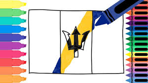 Subscribe to my free weekly newsletter — you'll be the first to know when i add new printable documents and templates to the freeprintable.net network of sites. How To Draw Barbados Flag Drawing The Barbadian Flag Coloring Pages For Kids Tanimated Toys Youtube