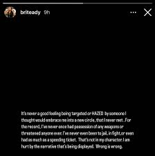 Brit Eady has deleted her first 2 stories about the alleged revenge porn  and bullying and now just has this up. : rBravoRealHousewives